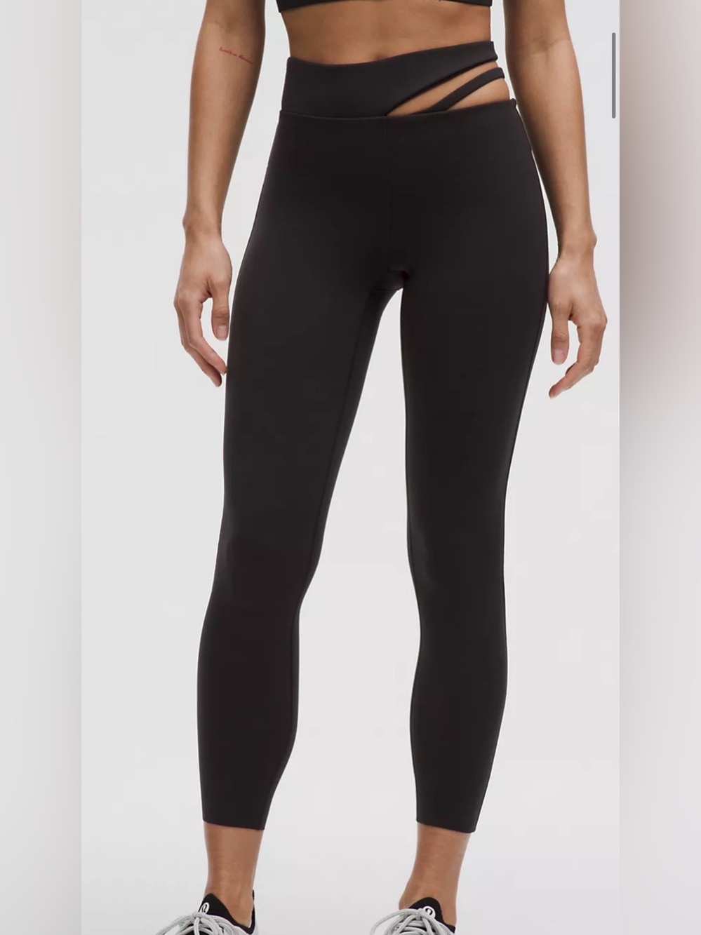 Lululemon Cut-Out Waist High-Rise Train Tight Leggings Size 2